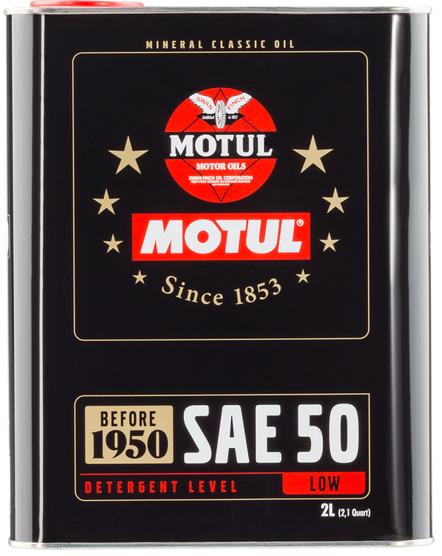 Ulei de motor mineral MOTUL Classic SAE 50, 2 litri